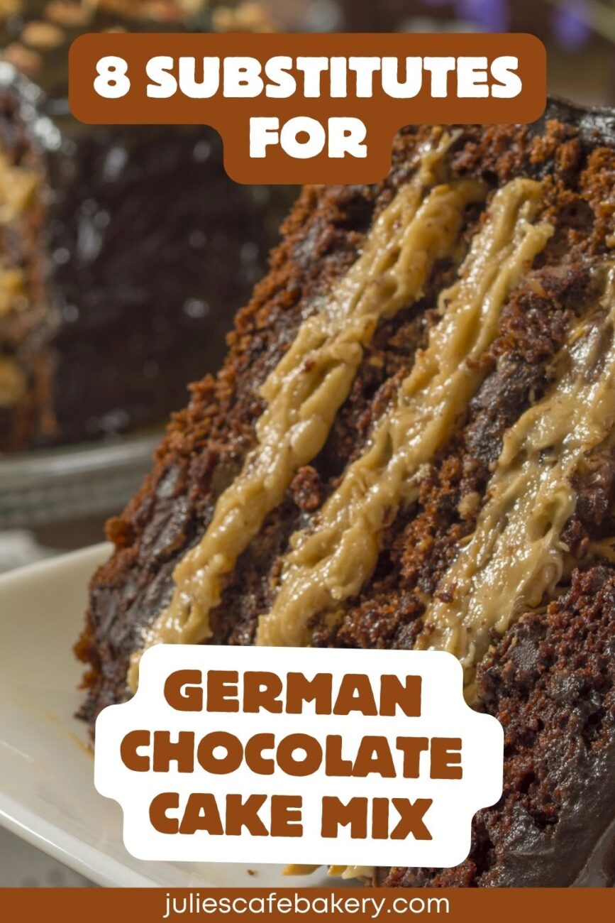german chocolate cake mix substitute