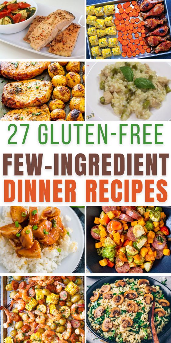 gluten free few ingredient recipes