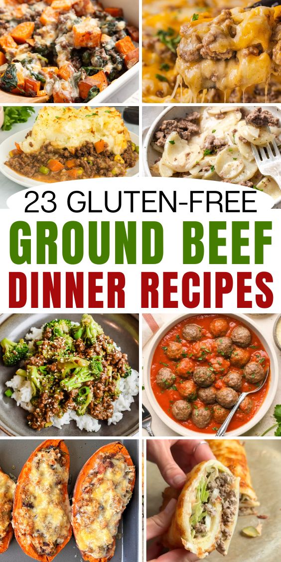 gluten free ground beef dinners