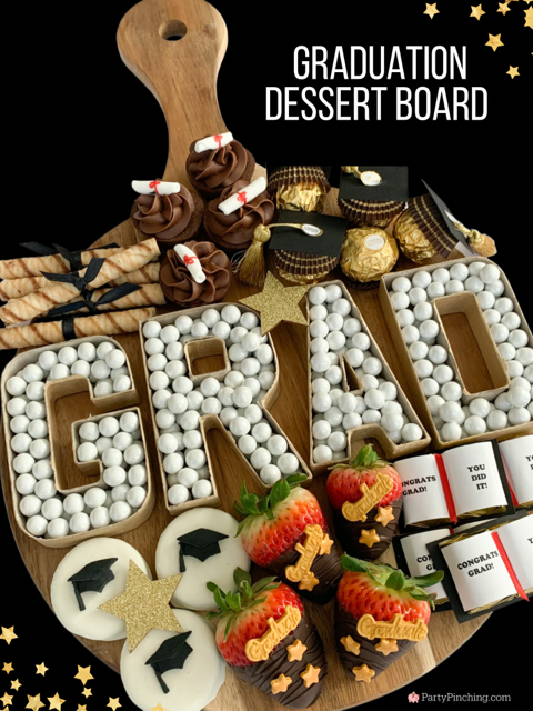 grad dessert board
