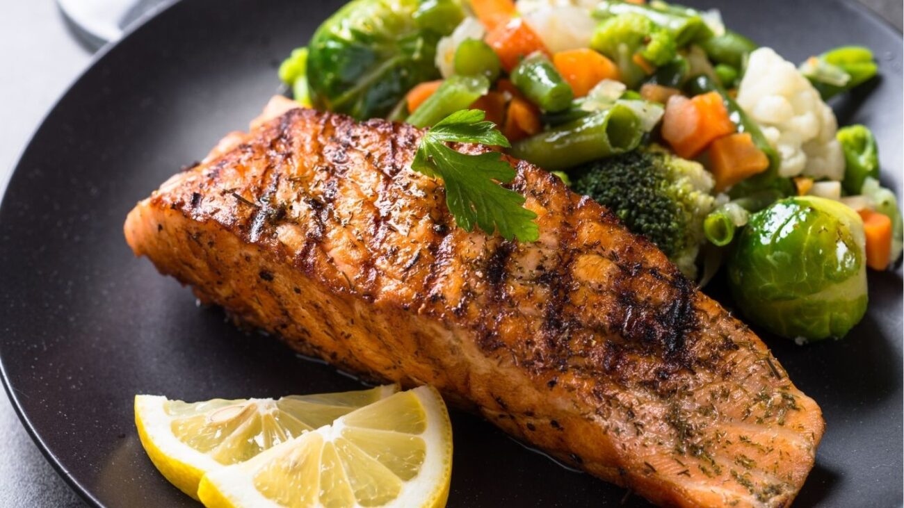 grilled salmon