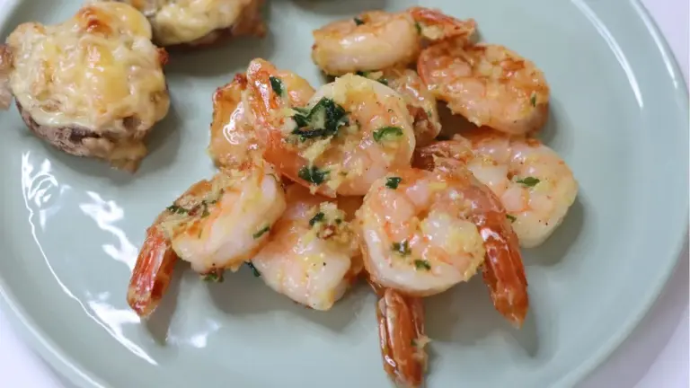 Pan-Grilled Shrimp with Butter and Garlic