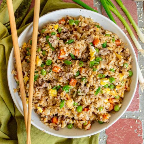 ground beef fried rice 12