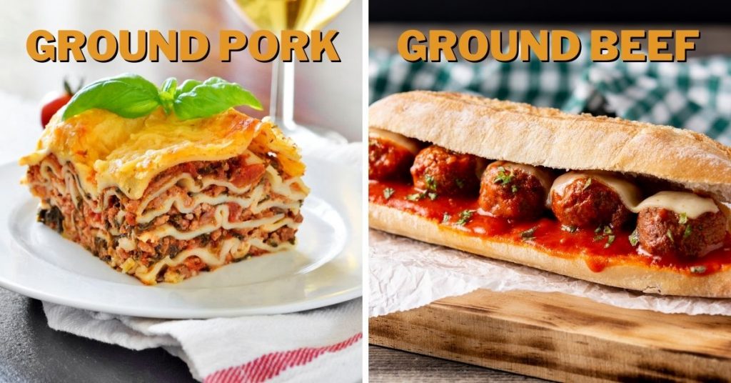 ground pork vs ground beef