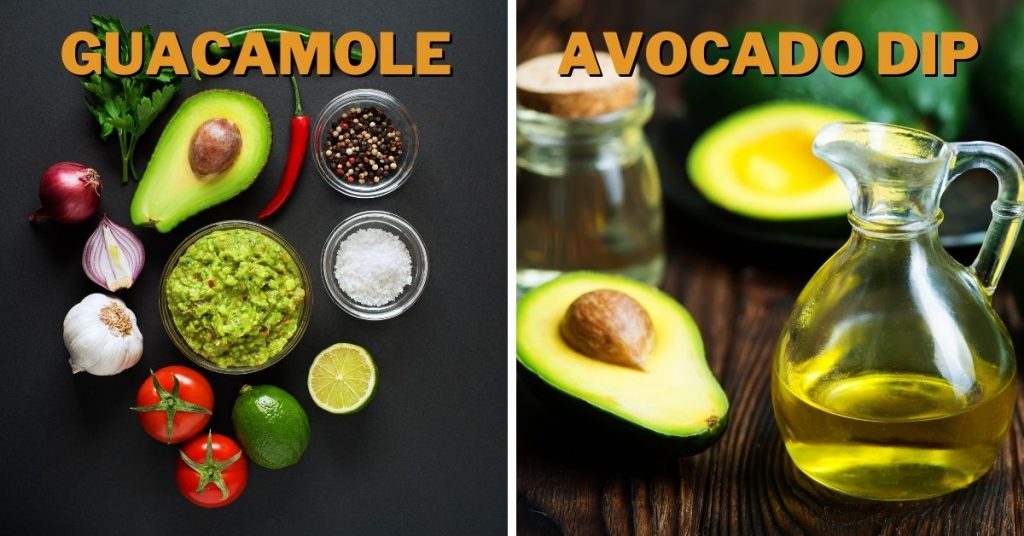 guacamole vs avocado dip