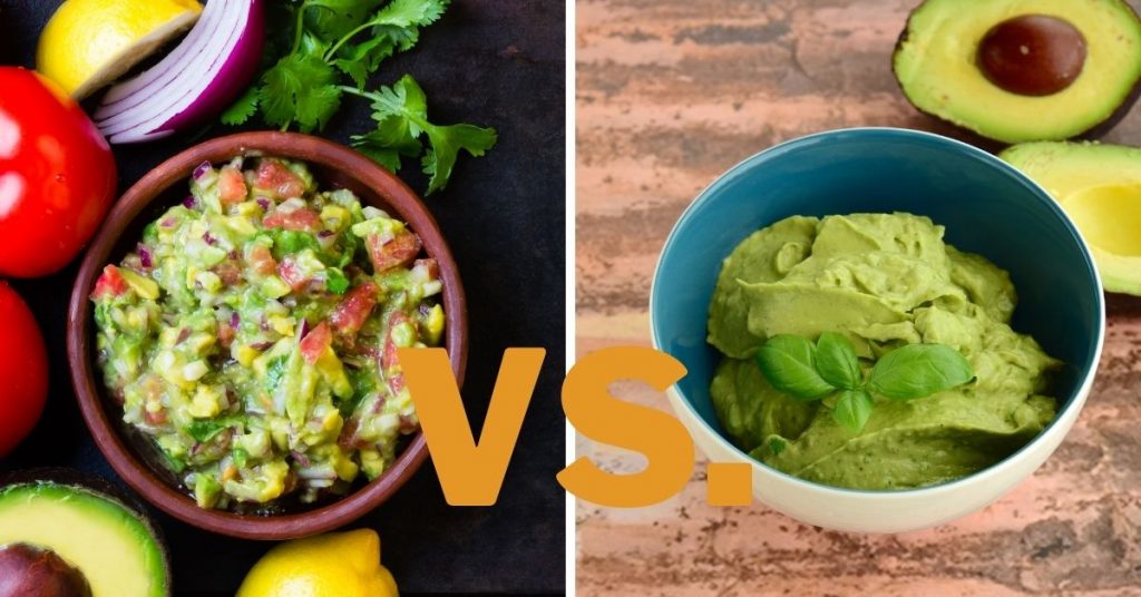 guacamole vs avocado dip