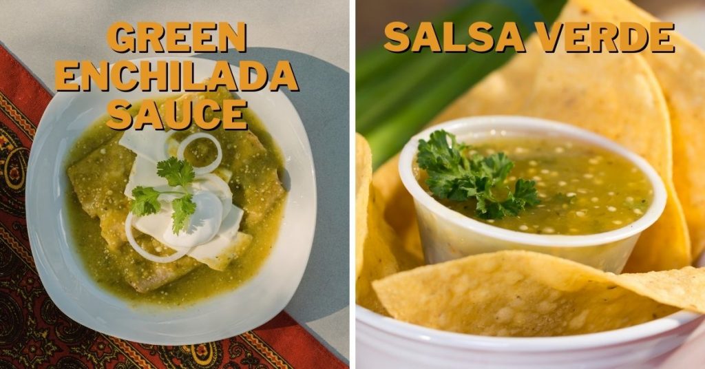 Green Enchilada Sauce Vs salsa verde