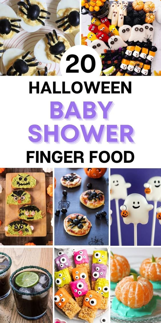 Halloween Baby Shower Finger Food Ideas