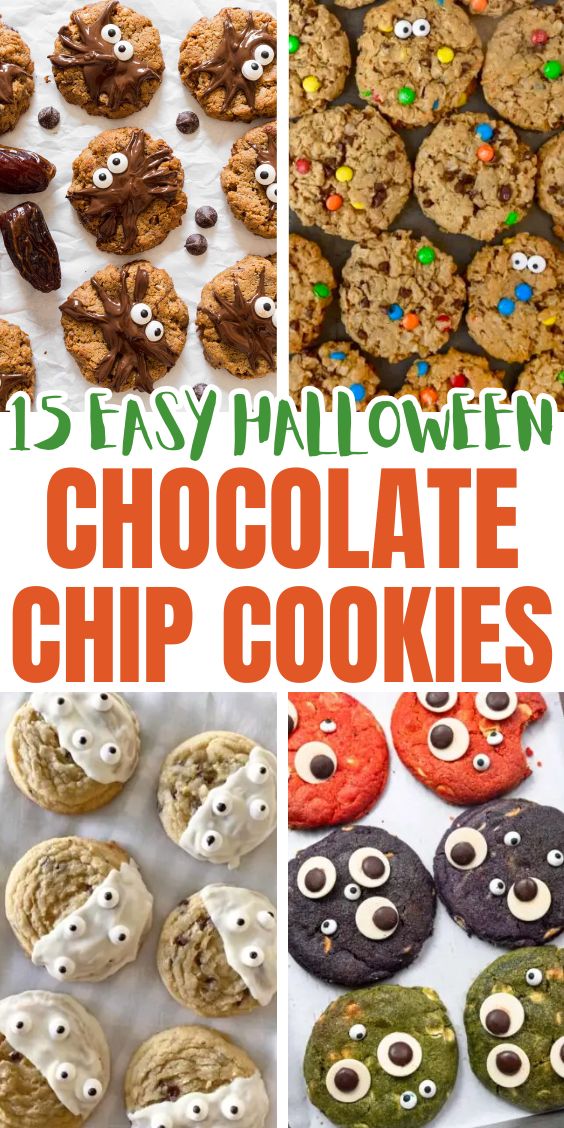 halloween chocolate chip cookies recipes