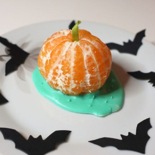 halloween tangerine pumpkins