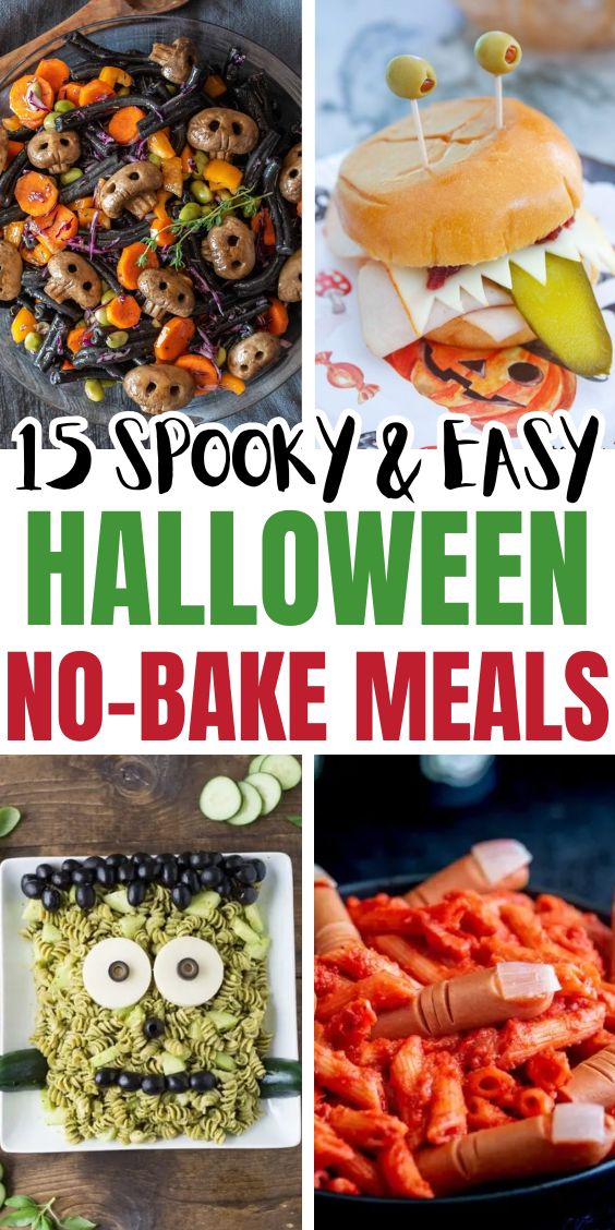 halloween recipes NO oven