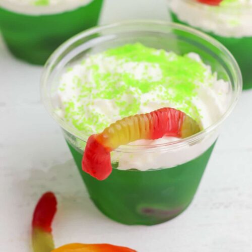 halloween treat jello cups overhead BoulderLocavore.com
