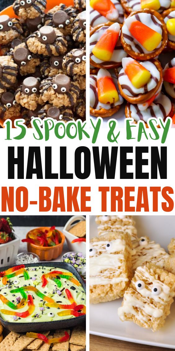 halloween treats NO bake