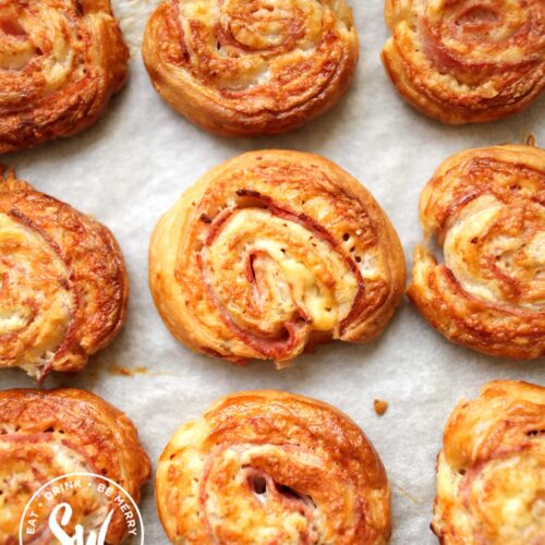 ham cheese pinwheels 1