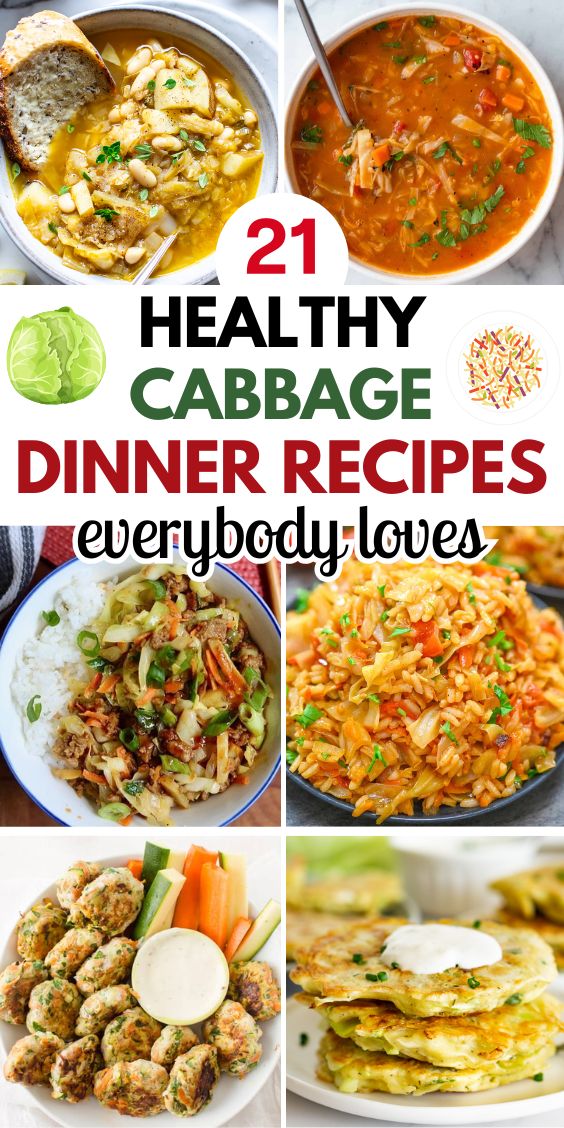 healthy cabbage dinner recipes