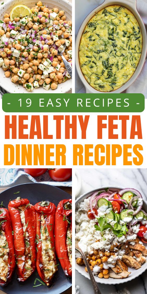 healthy feta recipes dinners