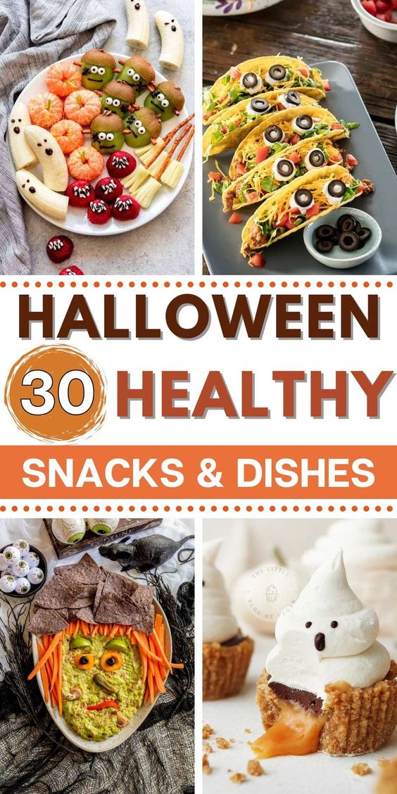 30+ Healthy Halloween Snacks and Party Food