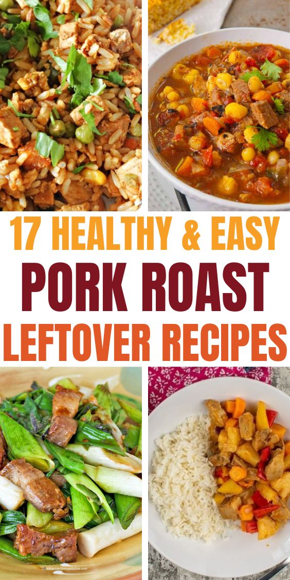 healthy leftover pork roast recipes for dinner easy