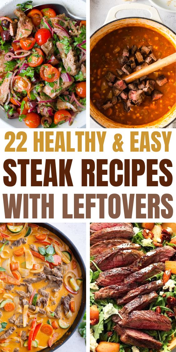 healthy leftover steak recipes for dinner easy