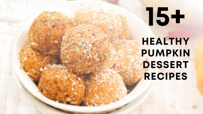 Wholesome Healthy Pumpkin Dessert Recipes