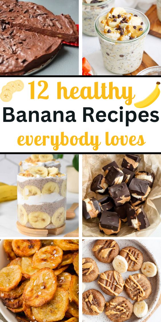 healthy recipes wit bananas