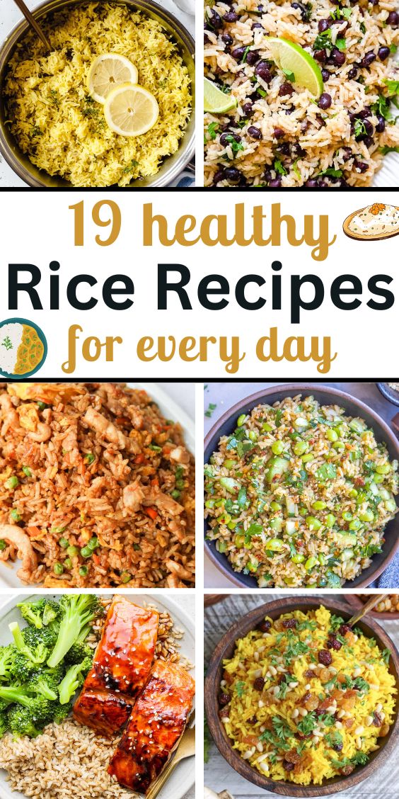 healthy rice recipes