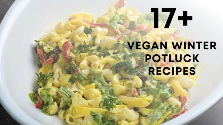 healthy vegan winter potluck recipes