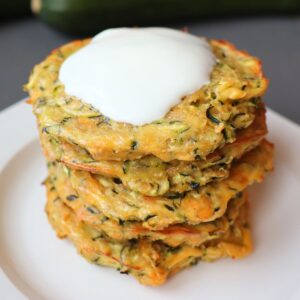 healthy zucchini fritters