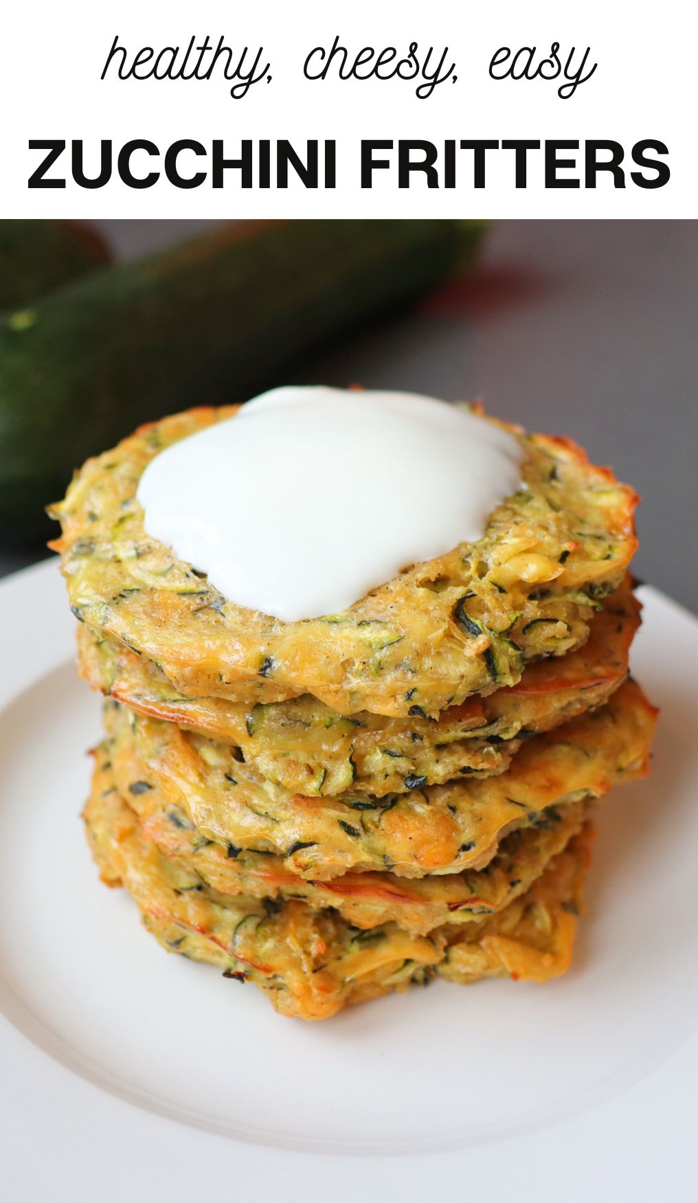 Healthy Oven Baked Zucchini Fritters [recipe]