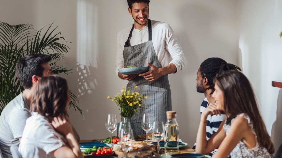 hosting dinner