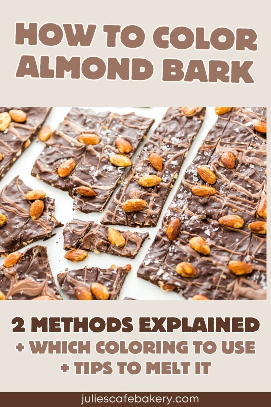 how to color almond bark 2