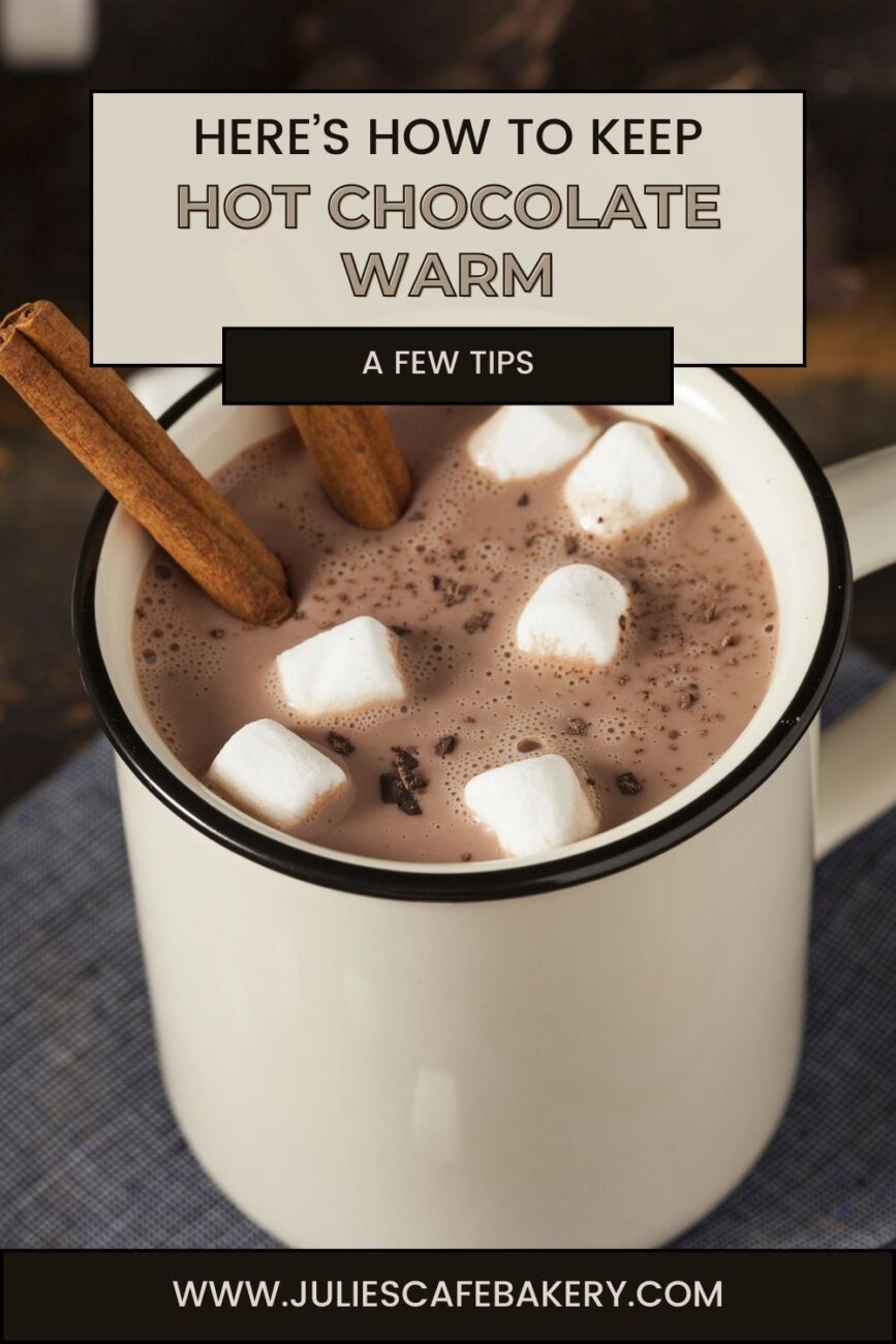how to keep hot chocolate warm for party outside
