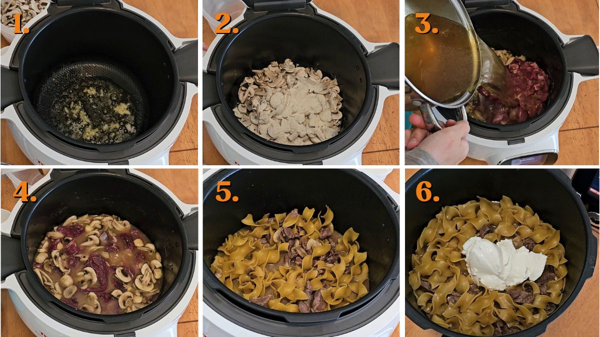 how to make Instant Pot Beef Stroganoff