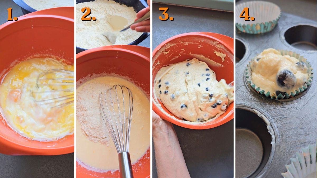 how to make blueberry muffins