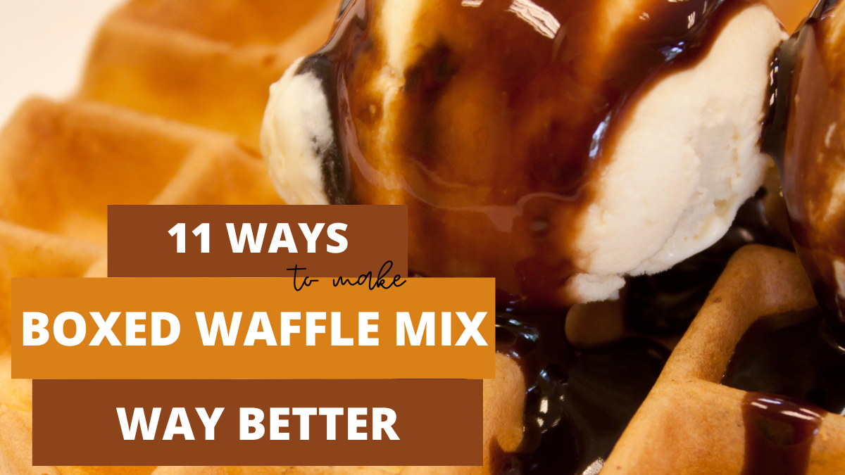 how to make boxed waffle mix better
