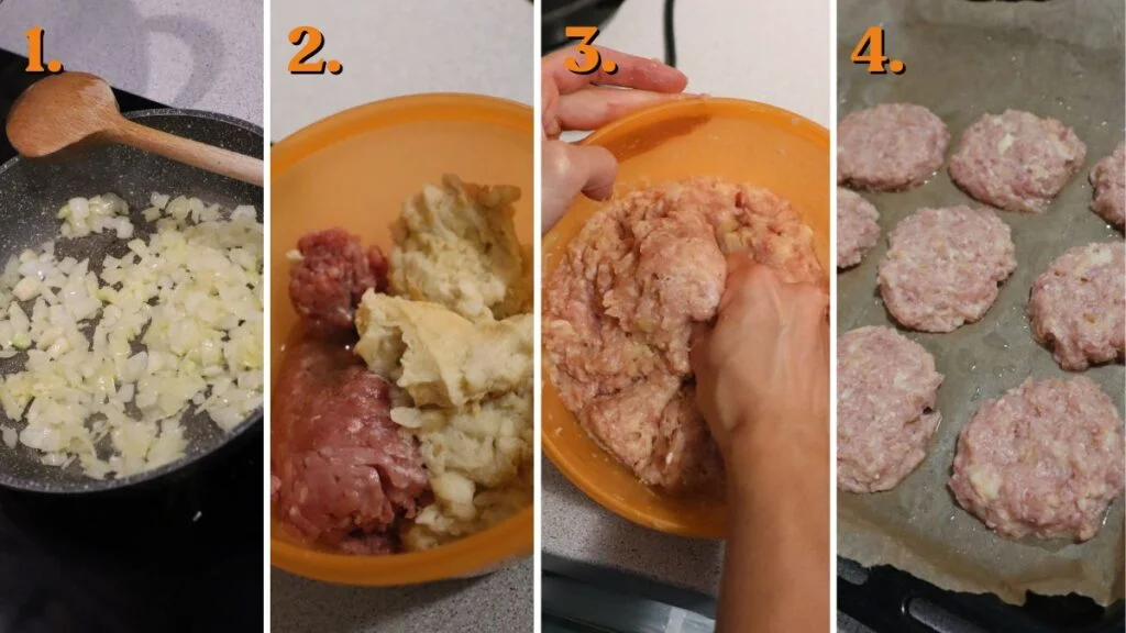 how to make ground pork burgers