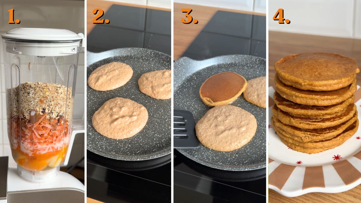 how to make healthy carrot cake pancakes easy mornings