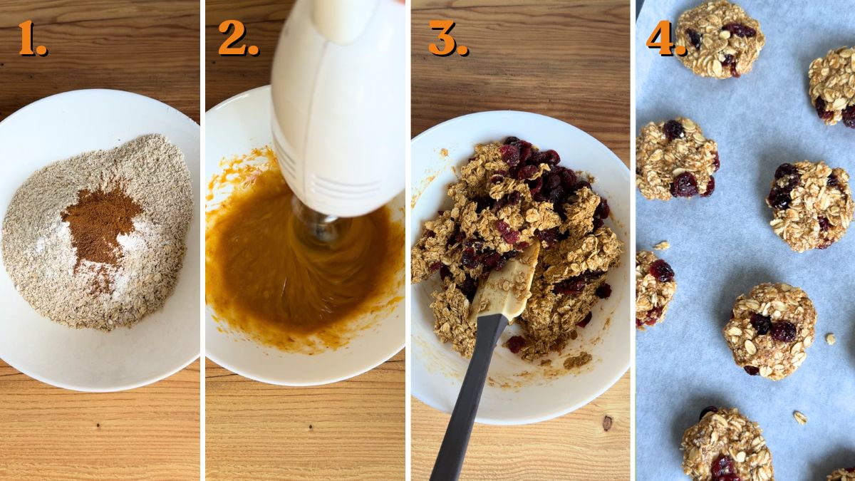 how to make healthy dried cranberry oatmeal cookies