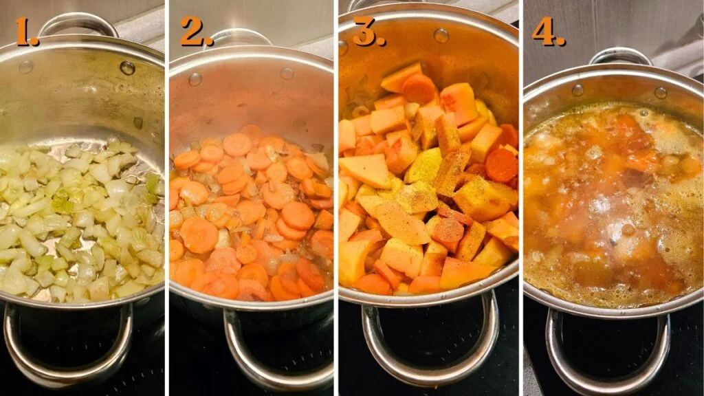 how to make squash and carrot soup