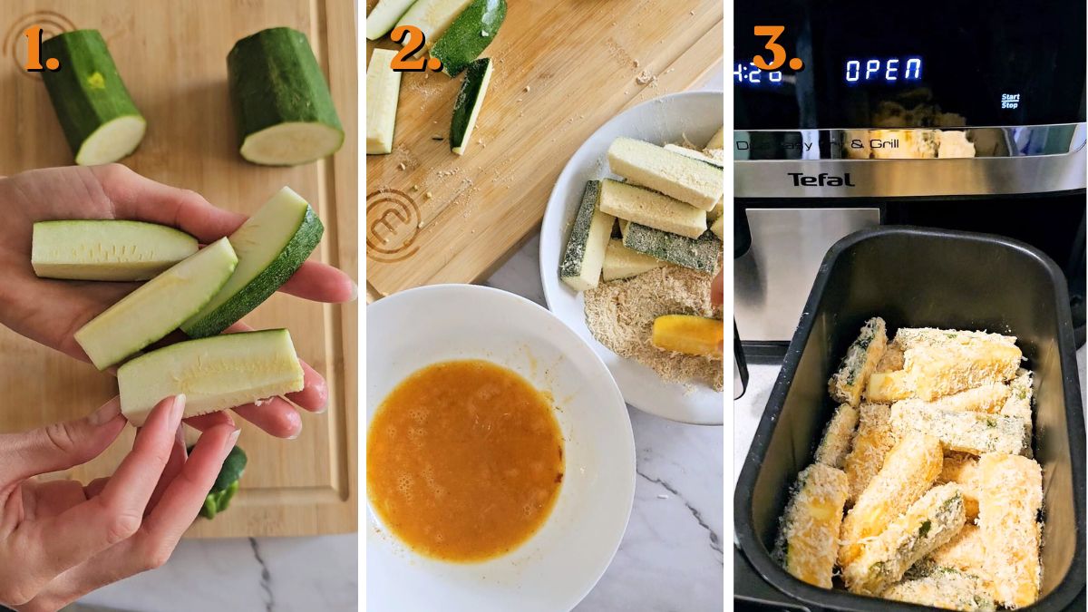 how to make zucchini fries from air fryer