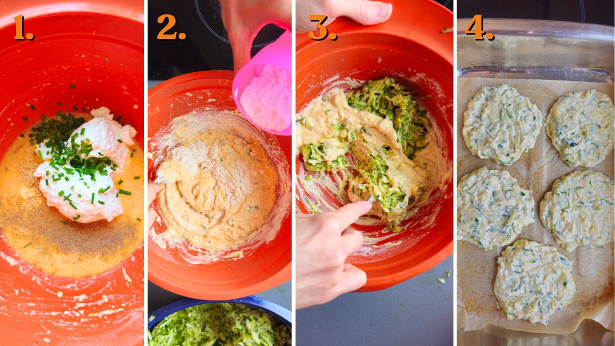 how to make zucchini fritters