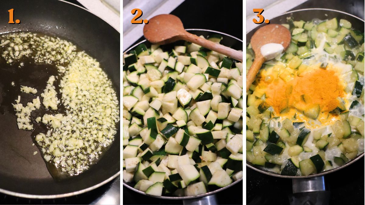 how to make zucchini with heavy cream sauce