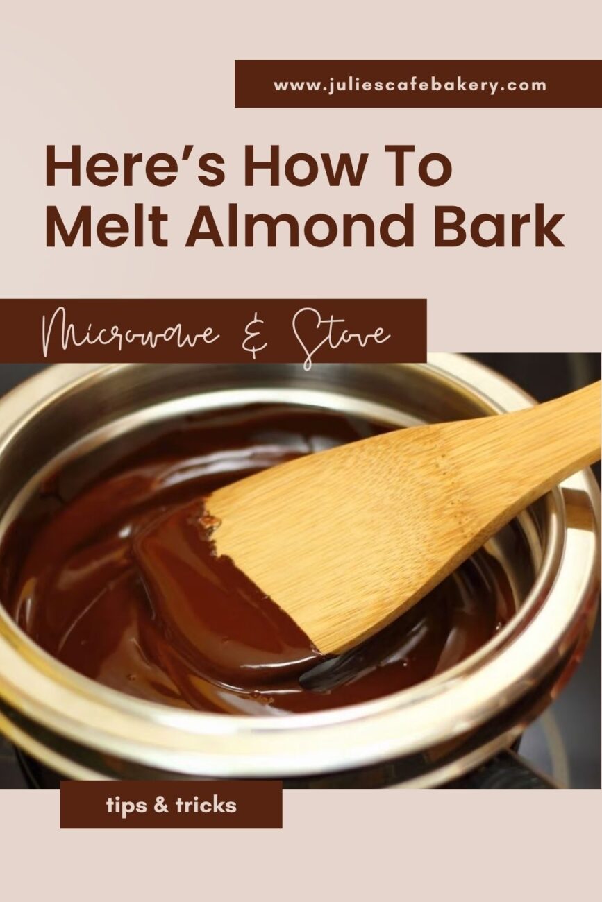 how to melt almond bark 1