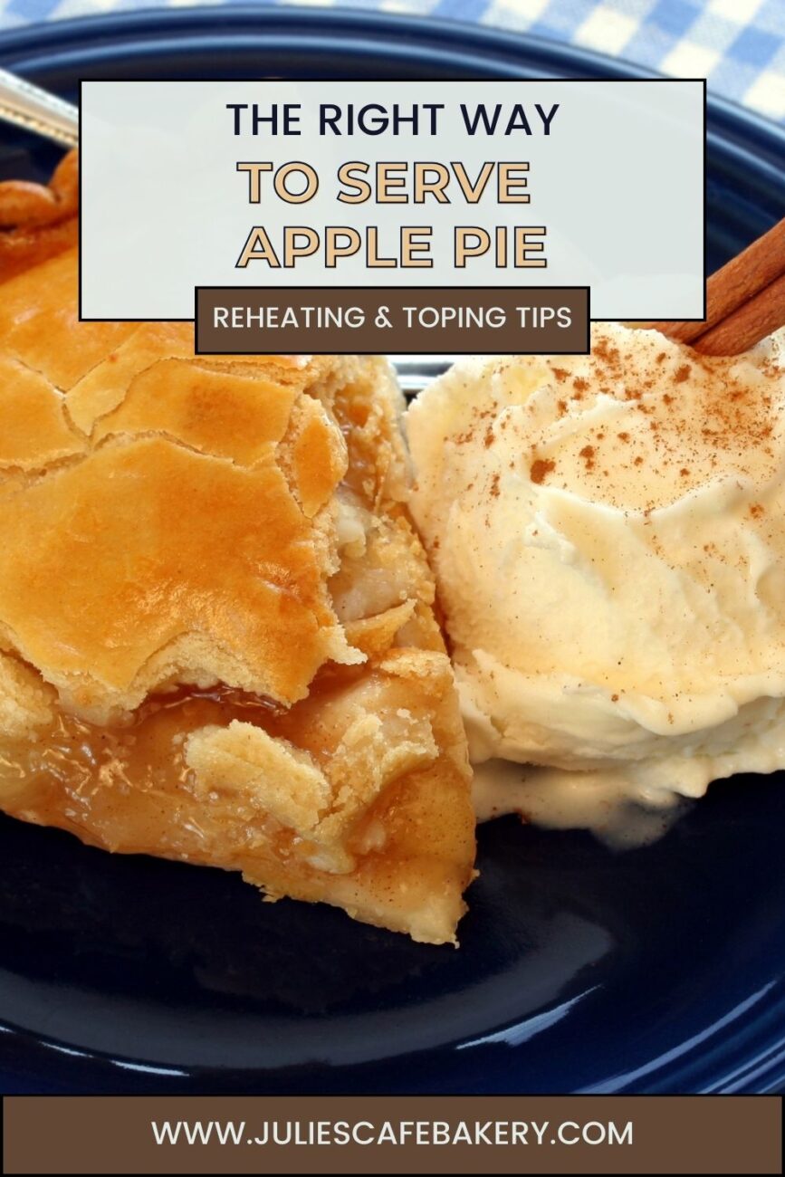 how to serve apple pie