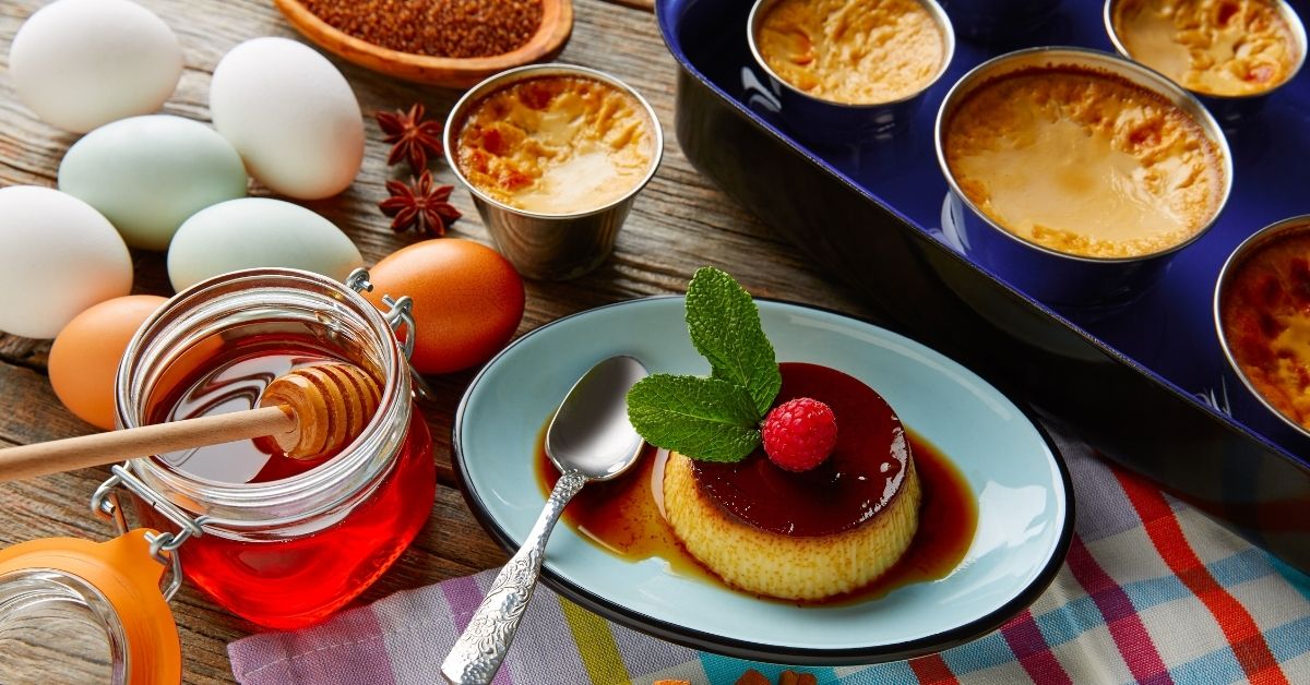 how to serve flan