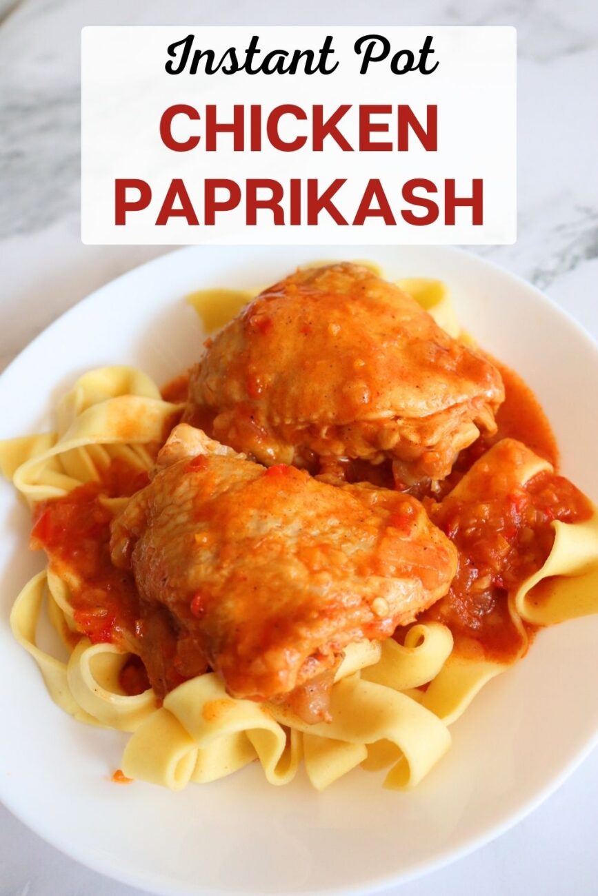 Juicy Instant Pot Chicken Paprikash