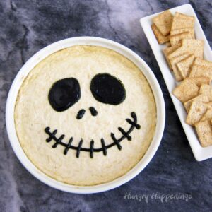 jack skellington chicken dip halloween appetizer recipes