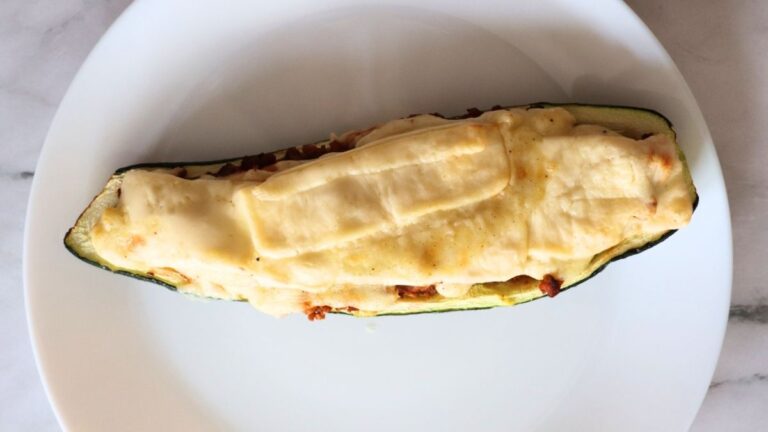 Lasagna Zucchini Boats Recipe (Lasagna-Stuffed Zucchini)