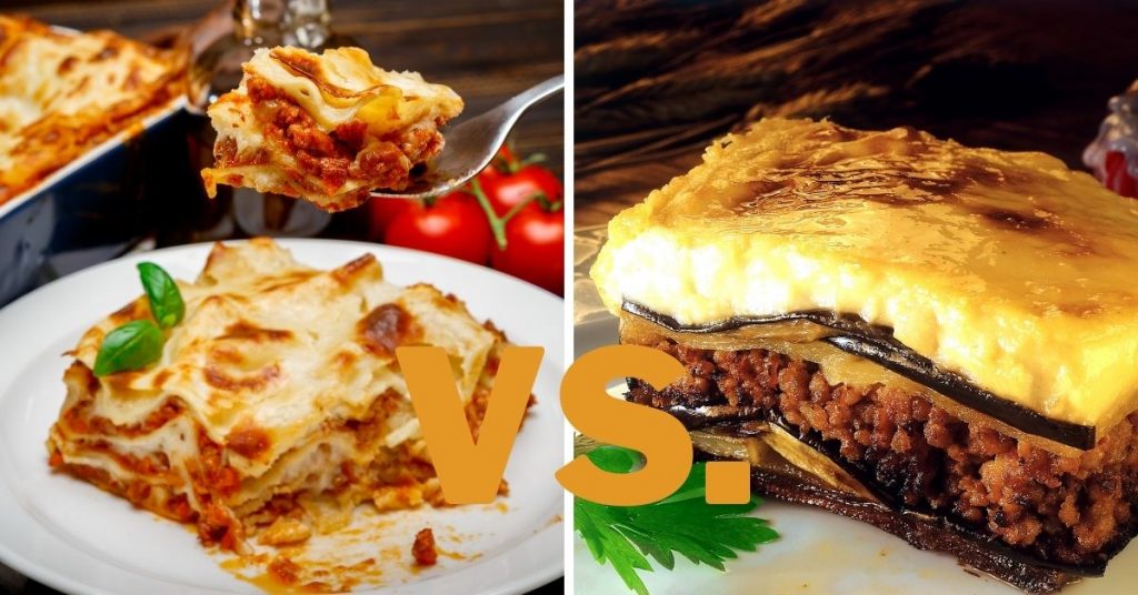 lasagna vs moussaka