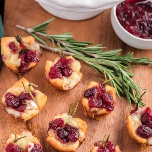 last image Cranberry Brie Bites